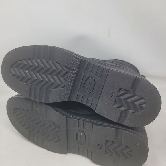 Belleville 800ST Flight Deck Boots Waterproof Steel Toe Black Leather Mens Sz 9W - Picture 5 of 9